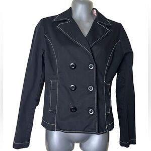 Doki-Geki Black Button Down Blazer • Used • Size: Medium​